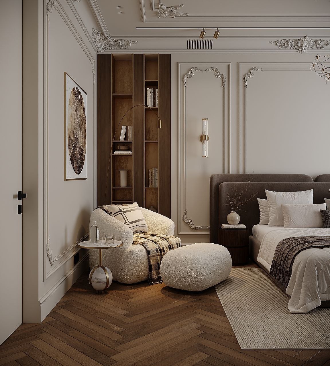 Luxury Bedroom — Side View